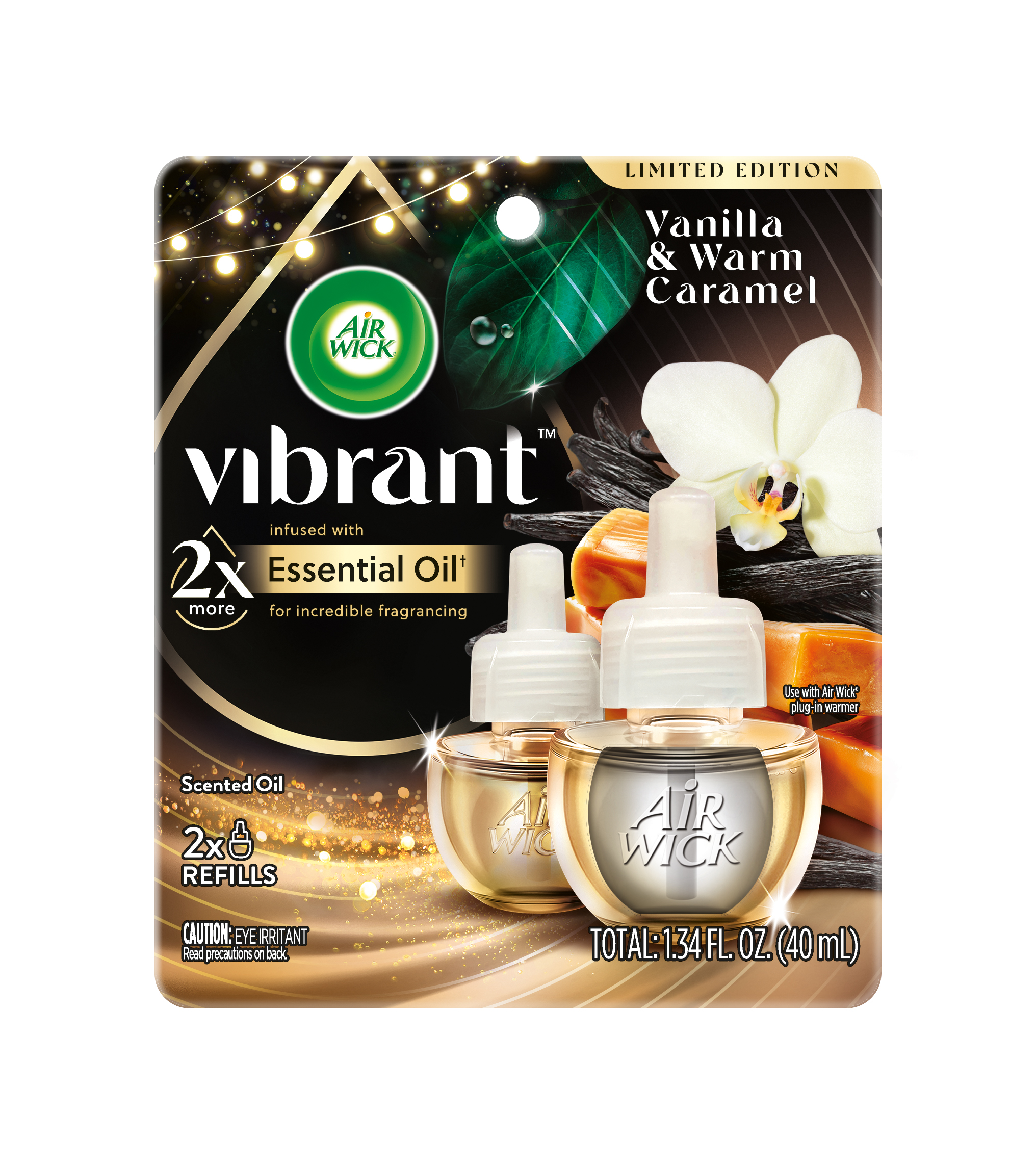 AIR WICK Scented Oil  Vanilla  Warm Caramel Vibrant